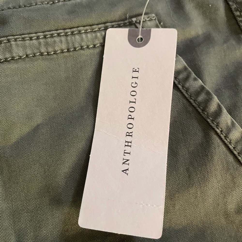 Anthropologie Green Cargo Shorts - Picture 9 of 11
